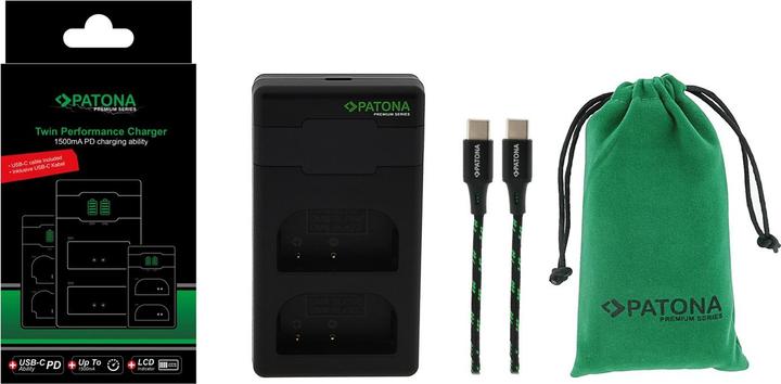 Produktbild Patona Premium Twin Charg Pana DMW-BLF19 (Kamera Akku Ladegerät)