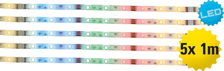 Actual product image Näve 5x 1m RGB LED Stripe (Multicoloured, 500 cm, Indoor)