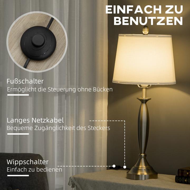 Produktbild Homcom Stehlampen-Set mit E27 Fassung (E27)