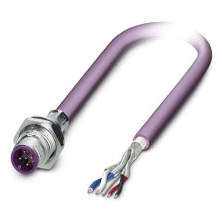 Phoenix Contact Bussystem-Einbaustecker, Elektronikkabel + Stecker, Violett