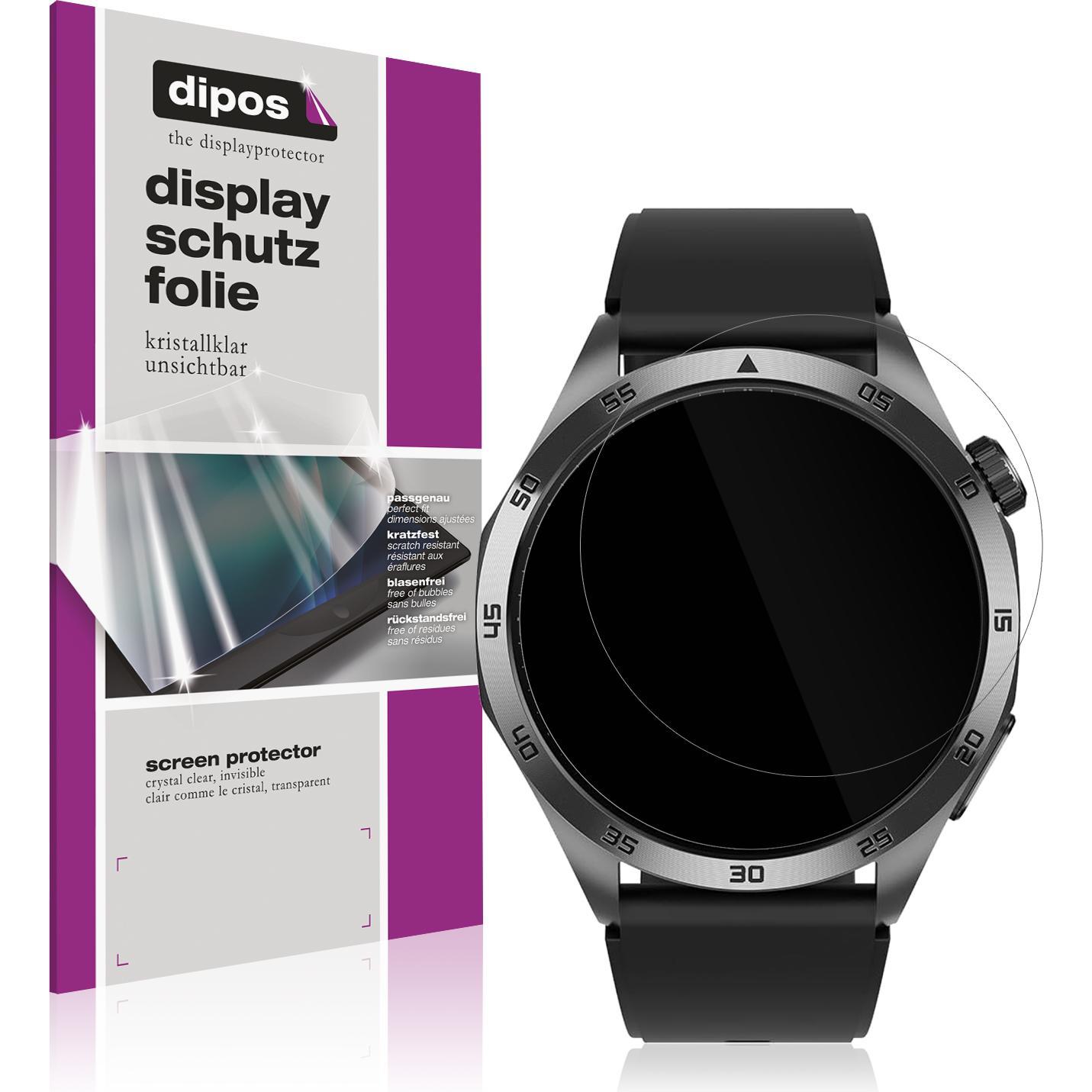 Dipos Schutzfolie Klar für YYKY E02, Smartwatch Schutzfolie, Transparent