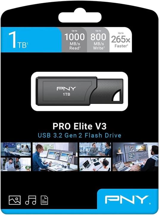 Produktbild PNY Pro Elite V3 USB 3.2 1TB (1000 GB, USB-A)