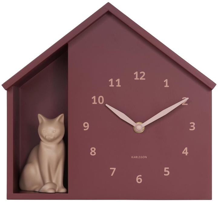 Actual product image Karlsson Wall Clock Siting Cat (24.90 cm)