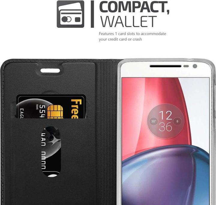 Actual product image Cadorabo Book Classy Style Cover (Motorola Moto G4 Plus, Motorola Moto G4)