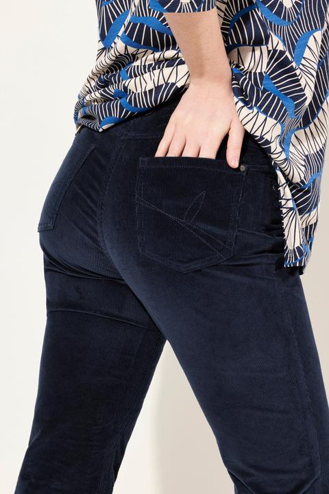 Actual product image Ulla Popken Eco Cotton Corduroy Bootcut Pants (54)