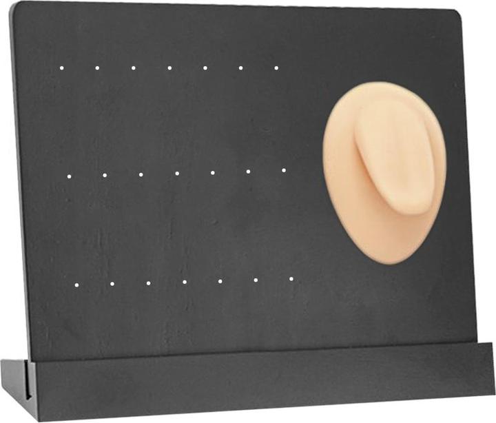 Produktbild Star Piercing Display schwarz Zunge hell - Barbell