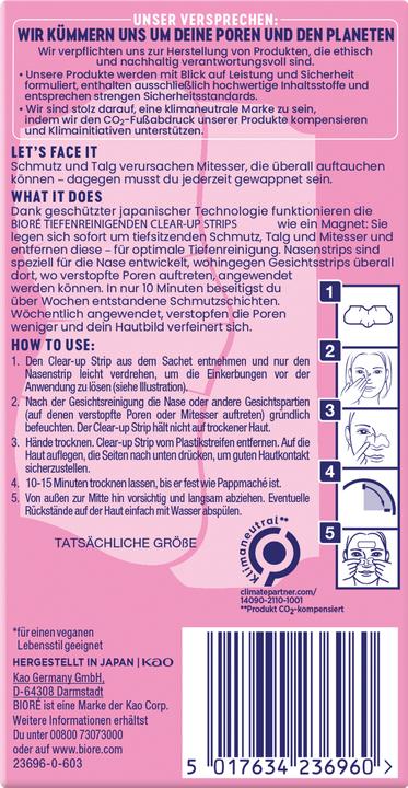 Image du produit Bioré Bandelettes Clear-Up combinées (Lingettes nettoyantes pour le visage)