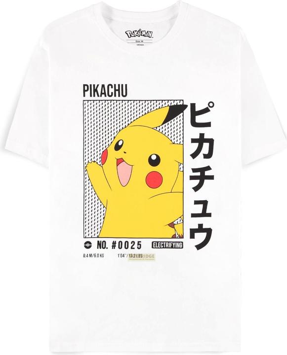 Immagine prodotto Difuzed Maglietta Pokemon Bianco Pikachu Taglia XL (XL)