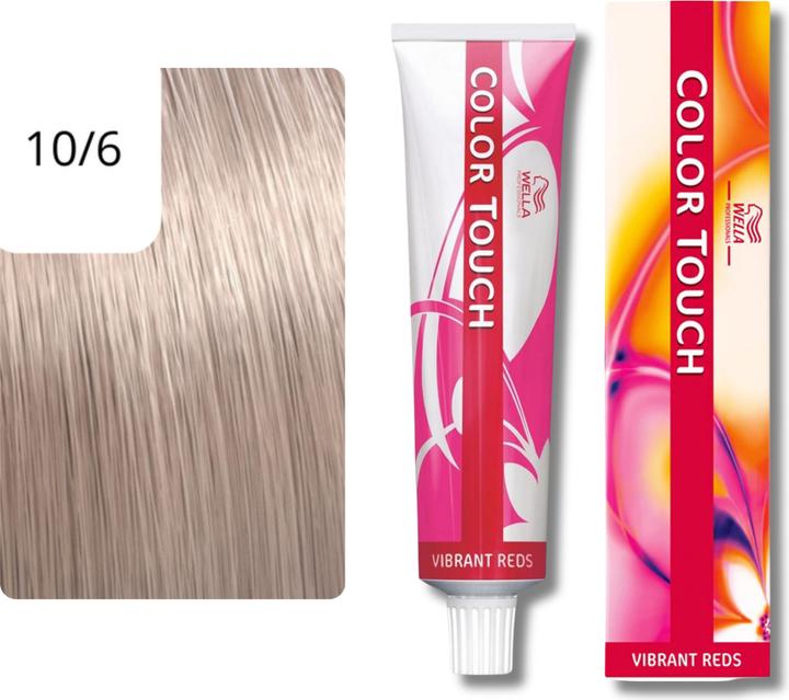 Produktbild Wella Color Touch Vibrant Reds - 10/6 (10/6 Hell-Lichtblond Violett)