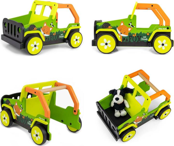 Produktbild Mally Zabawka Chodzik-Pchacz dla dzieci Explorer Fox and Friends