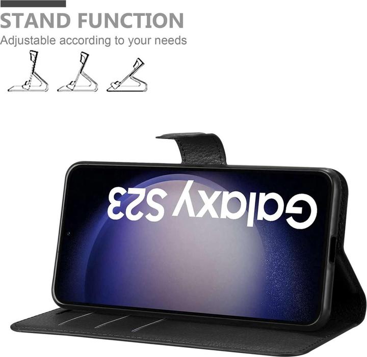 Produktbild Cadorabo Hülle für Samsung Galaxy S23 mit Standfunktion und Magnet (Samsung Galaxy S23)