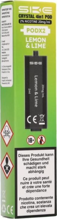 Immagine prodotto SKE Pod 4in1 2x (Calce dolcissima, Limone)