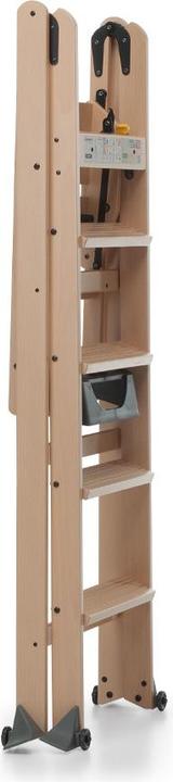 Immagine prodotto Foppapedretti LaScala 5.0 Scala pieghevole Naturale (Gradino pieghevole, 105 cm)