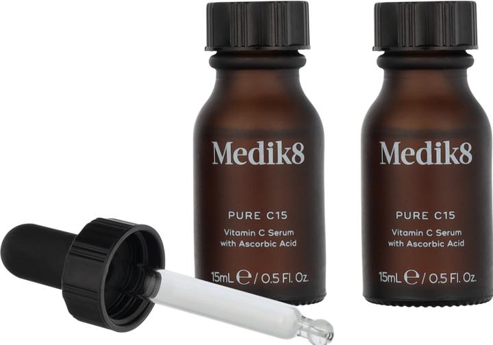Image du produit Medik8 Pure C15 Sérum antioxydant à la vitamine C 15ml - Pack de 2 (30 ml)