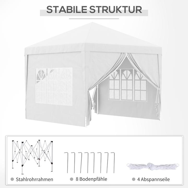 Actual product image Outsunny Folding pavilion (295 cm, 295 cm)