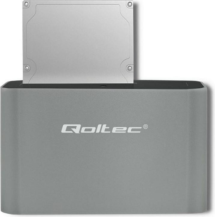 Actual product image Qoltec 50315 HDD/SSD Docking Station (USB-A, 1 portion)