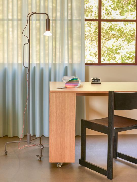 Actual product image Hübsch Ido Floor Lamp Brown (G9)