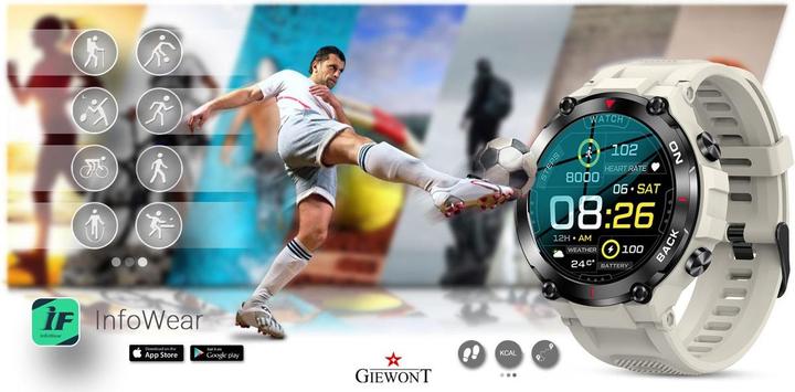 Produktbild Giewont Smartwatch GW460-3 Grau GPS