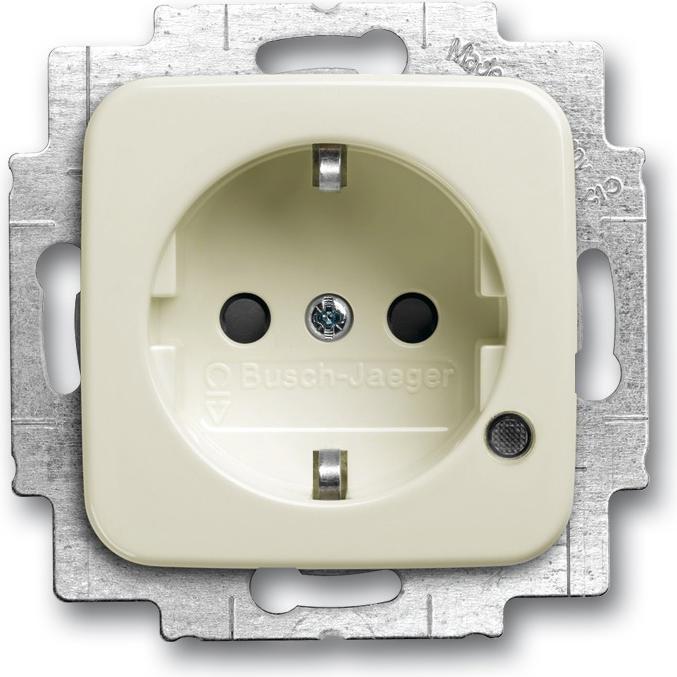 Busch-Jaeger, Steckdose, SCHUKO Steckdosen-Einsatz mit LED 2CKA002013A5280