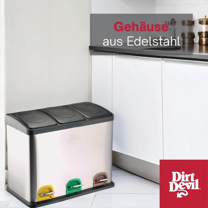 Produktbild Dirt Devil Pedal Bin 3x15L 4pc (45 l)