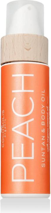 Cocosolis Suntan & Body Oil Peach 100ml - Nourishing Body Oil For Sun Tanning (Sonnenöl, 100 ml)