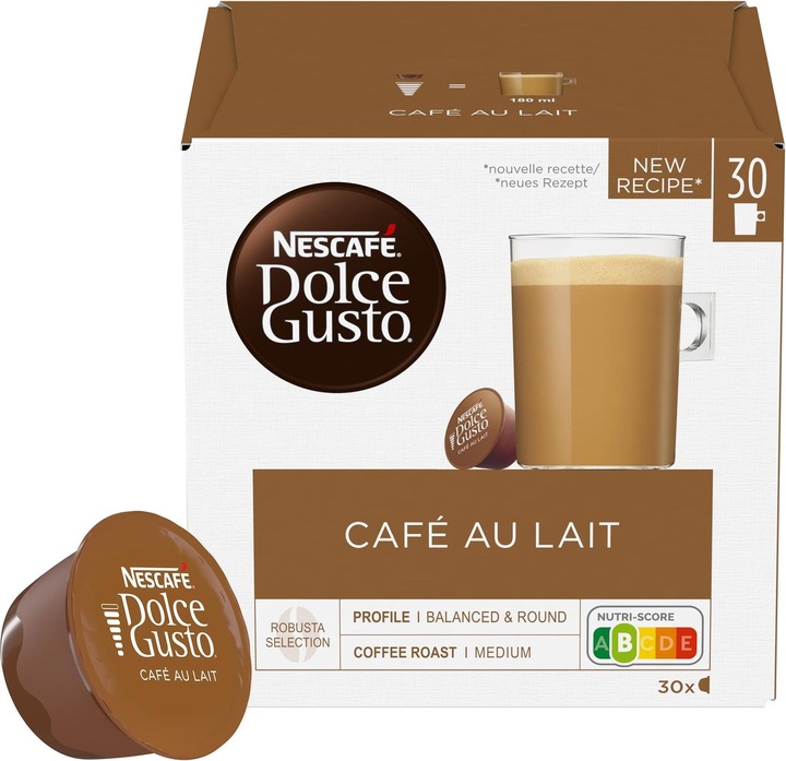 Image du produit Nescafé Dolce Gusto Café Au Lait (30 x Port.)