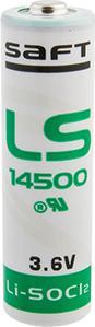 Saft Nicht wiederaufladbare Batterie AA LS14500 / Lithium / 1 Stück / Bulk (1 Stk., AA)