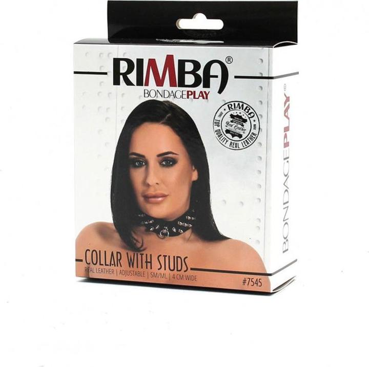 Produktbild Rimba Erotische Mode Lederhalsband mit Spikes