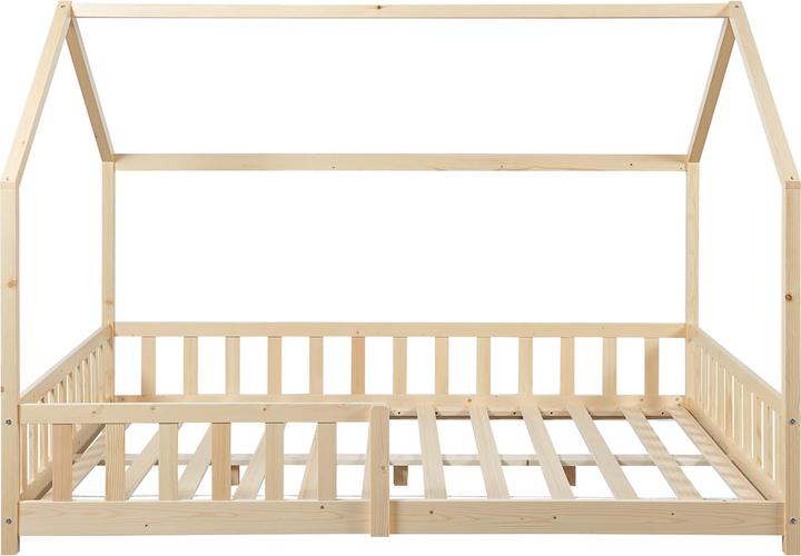 Image du produit En.Casa Lit de maison Hesel avec matelas et protection antichute (120 x 200 cm)