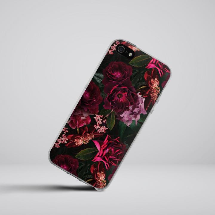 Produktbild DeinDesign Silikon Hülle für Apple iPhone 5 Handyhülle Case Smartphone Schutzhülle Blumen Blüte Rose (Apple iPhone 5)