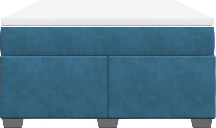 Image du produit vidaXL Bo x lit de saut avec matelas 160 x 200 cm velours (160 x 200 cm)