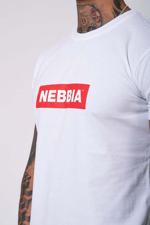 Produktbild Nebbia Men's Basic T-Shirt 593 Weiss (XL)
