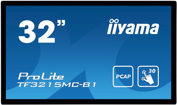 Produktbild iiyama 31.5IN TOUCH PCAP VA PANEL 30 POINTS 1920X1080 8MS 500CD/M2 30 (1920 x 1080 Pixel, 32")
