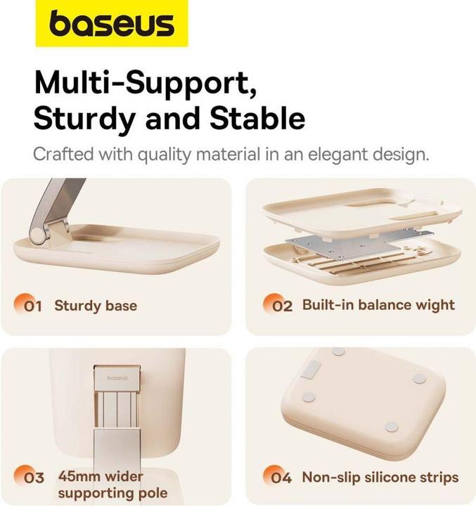 Actual product image Baseus Folding Tablet Stand Seashell (pink)