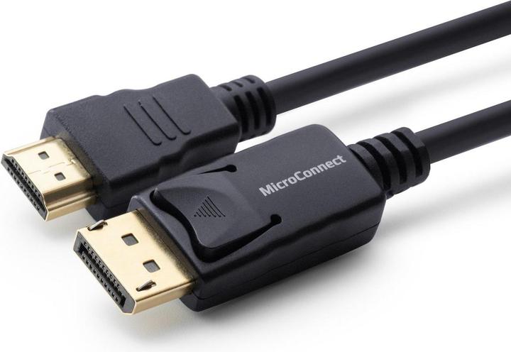 Actual product image MicroConnect DisplayPort — HDMI (Typ A) (5 m)