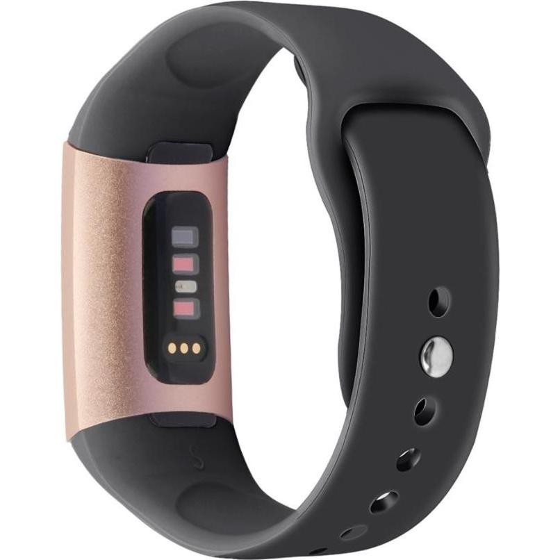 Thumbnail - Strap-it Sportarmband (Silikon, Charge 3), Uhrenarmband, Schwarz