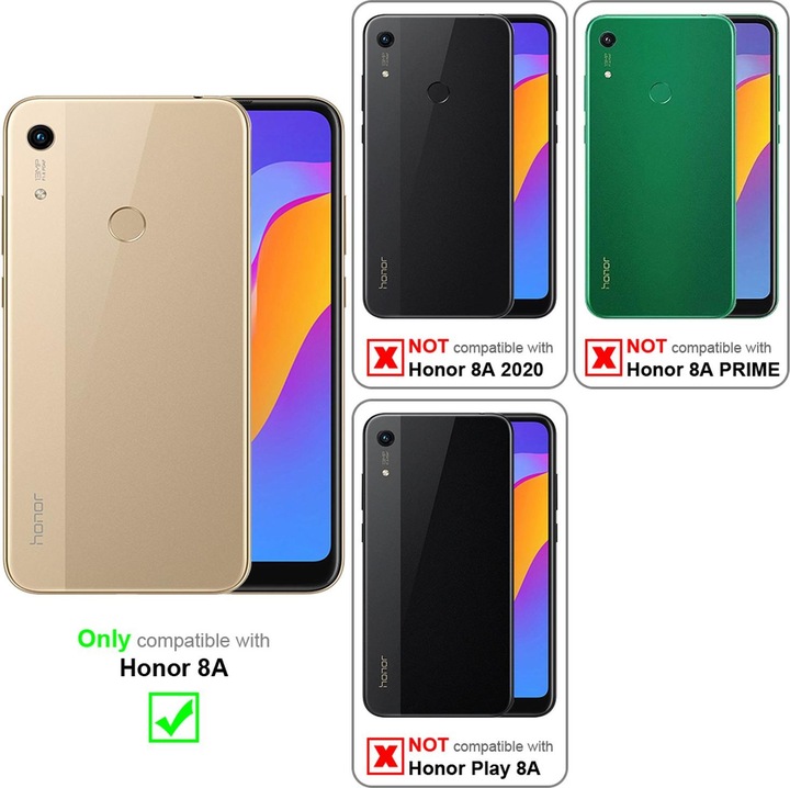 Produktbild Cadorabo Book Invisible Magnet Cover (Honor 8A)