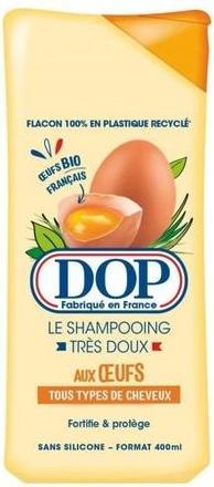 Actual product image DOP Mild Shampoo with Eggs 400ml (Liquid shampoo, 400 ml)