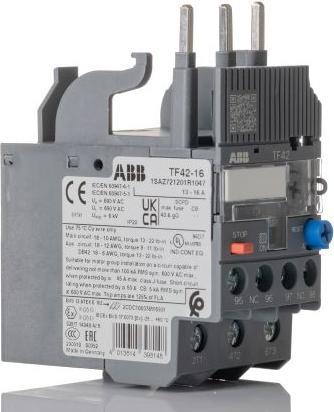 Actual product image ABB TF42-16 Thermal Overload Relay 1SAZ721201R1047