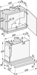 Produktbild Miele DAS 4520 (Flachschirmhaube)