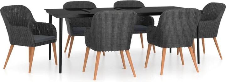 Produktbild vidaXL Garten Essgruppe (200 x 100 x 74 cm)