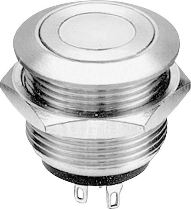 Actual product image APEM PB switch,19mm,Flat Button,illum,Red,sld