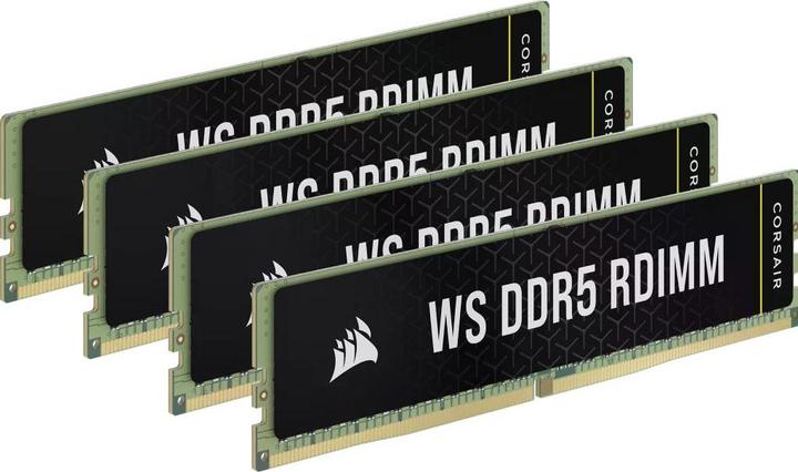 Produktbild Corsair DDR5, 5600MT/s 128GB 4x32GB RDIMM, Hynix Die, Dual Rank, 40-40-40-77, Intel XMP 3.0, WS DDR5 RDIMM (4 x 32GB, 5600 MHz, DDR5-RAM, R-DIMM)