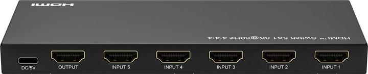 Actual product image MicroConnect 8K@60Hz HDMI Switch 5x1, HDCP