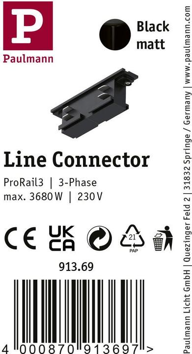 Actual product image Paulmann ProRail3 connector