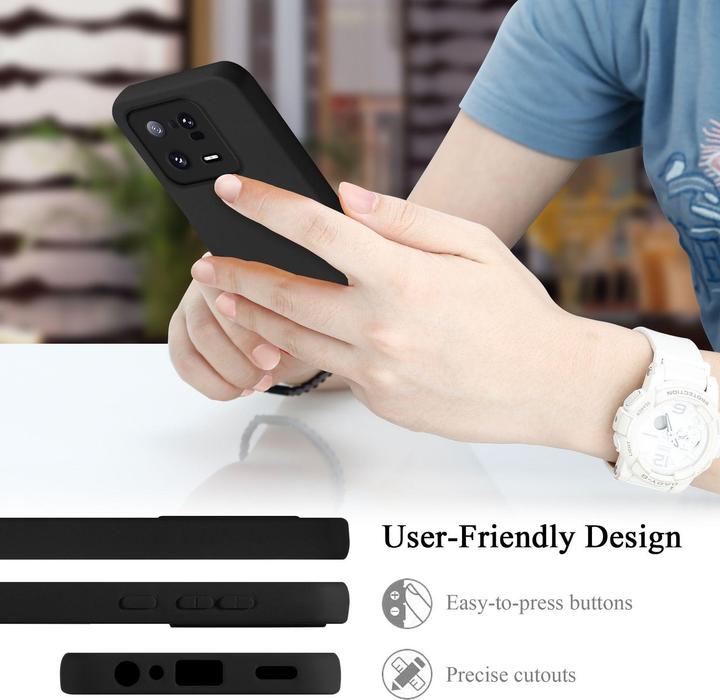 Image du produit Cadorabo Housse pour Xiaomi 13 Pro 5G TPU avec protection liquide Design en silicone (Xiaomi Redmi Note 13 Pro 5G)