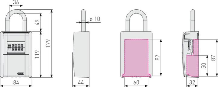 Produktbild Abus KeyGarage 797 mit Bügel
