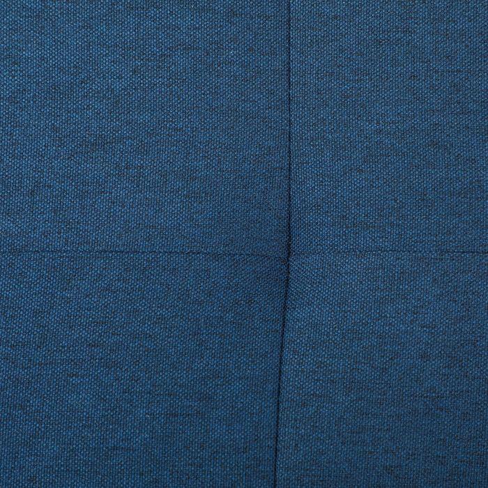 Actual product image Swisshandel24 Sitzbank mit Stauraum, Ottomane, Flurbank, Knopfheftung,125,1 cm x 48,9 cm x 41,3 cm, Blau (125 cm)