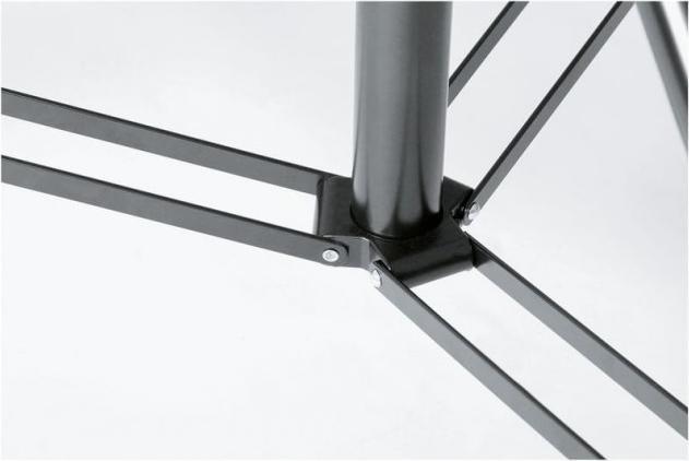 Actual product image K&M Speaker stand, 137-218 cm adjustable (1 pcs., Stand, Height-adjustable)