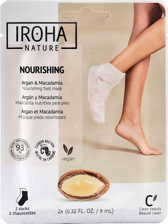 Immagine prodotto Iroha Nature Natura - Maschera per i piedi Calze nutrienti (Maschera del piede, 18 ml)